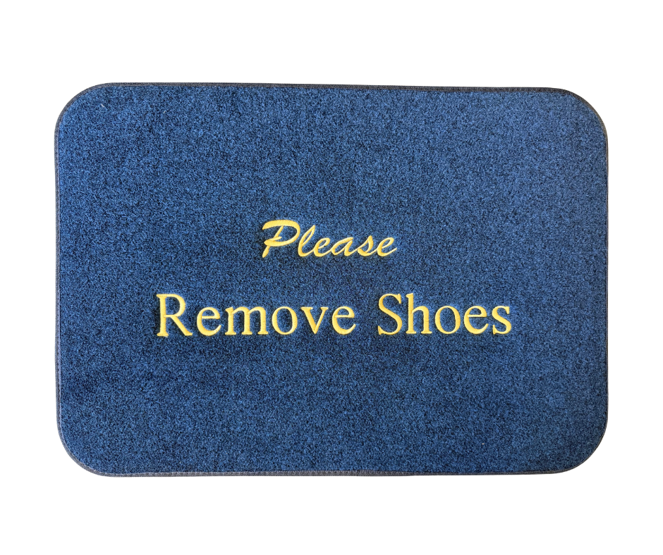 Please Remove Shoes Boat Mat