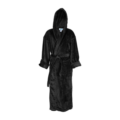 Terry Velour Hooded Robe - Custom Embroidered