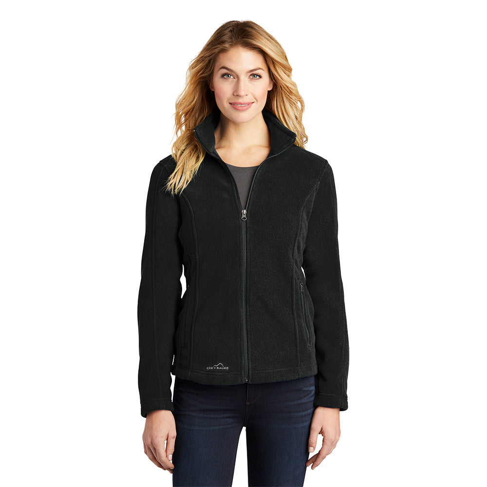 Ladies Eddie Bauer® Full-Zip Fleece Jacket - Custom Embroidered