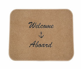 Welcome Aboard Boat Mat