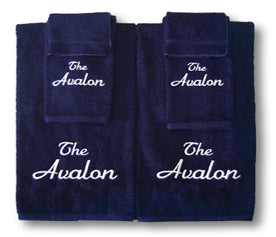 6 Piece Luxury Towel Set - Custom Embroidery